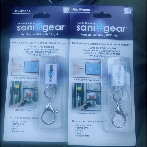 Home Smart Sani Gear Portable Sanitizing UVC Light Sealed Pack - Picture 2 of 6